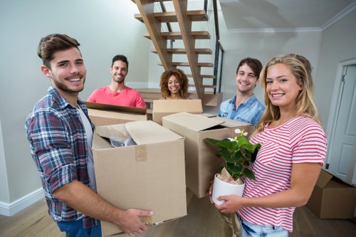 Moving truck service for a residential move in Holland Park