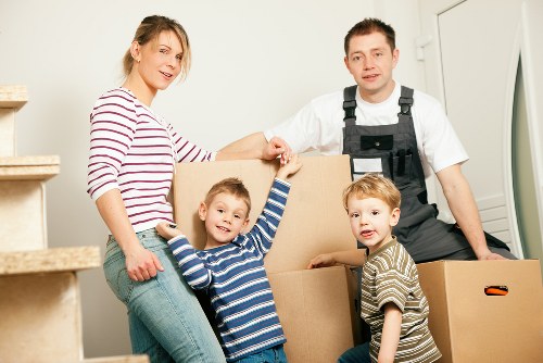 Careful packing and loading for a Holland Park property move