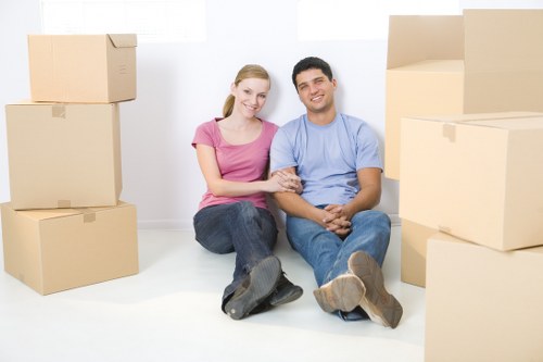 Local moving team handling a flat move near Holland Park