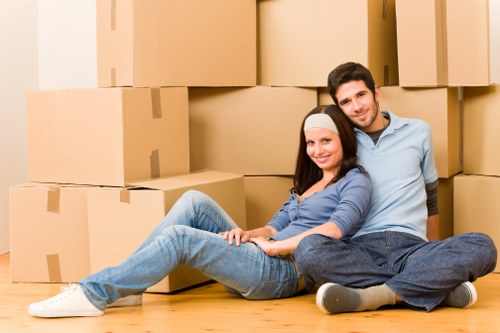 Careful handling of household items for a Holland Park move