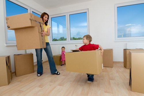 Commercial furniture removal work for a business near Holland Park